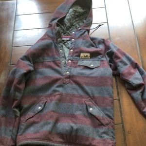 Patagonia retro quarter button hoody